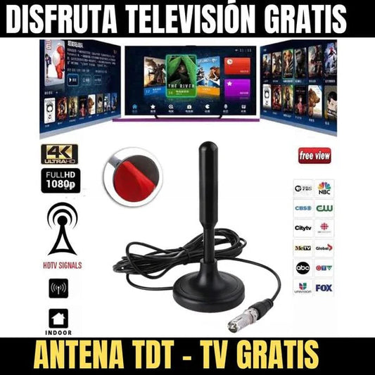 ANTENA PORTATIL TDT 4K UHD