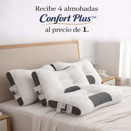 ConfortPlus - Almohada Relax Para Un Sueño Perfecto (COMPRA 1 LLEVA 4 SOLO HOY)